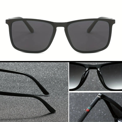 Square Polarized Sunglasses – UV protection Anti-Glare Mirror Shades