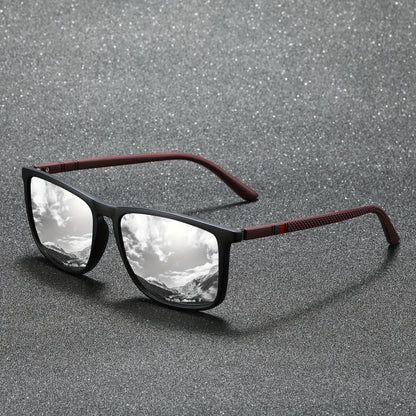 Square Polarized Sunglasses – UV protection Anti-Glare Mirror Shades