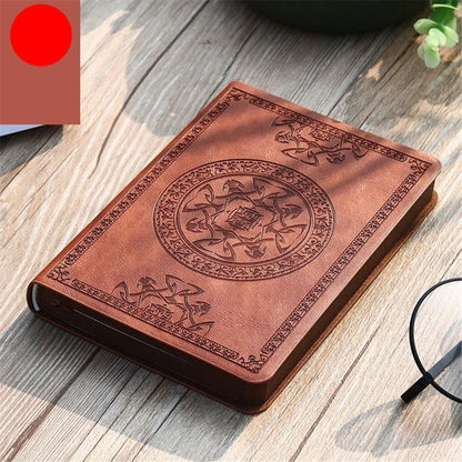 Vintage Leather Notebook | A6 Portable Diary and Journal for Daily Writing