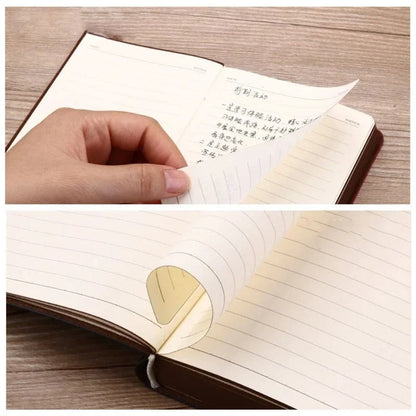 Vintage Leather Notebook | A6 Portable Diary and Journal for Daily Writing