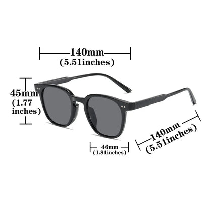 Vintage Square Sunglasses | Retro Mirror Eyewear for Men and Women