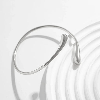 Vintage Water Drop Upper Arm Bracelet | Adjustable Geometric Bangle for Women