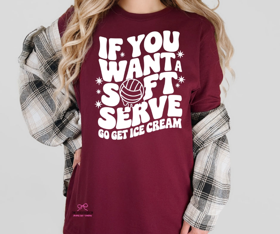 Voleibol - Si quieres un saque flotante, pide un helado - camiseta o sudadera