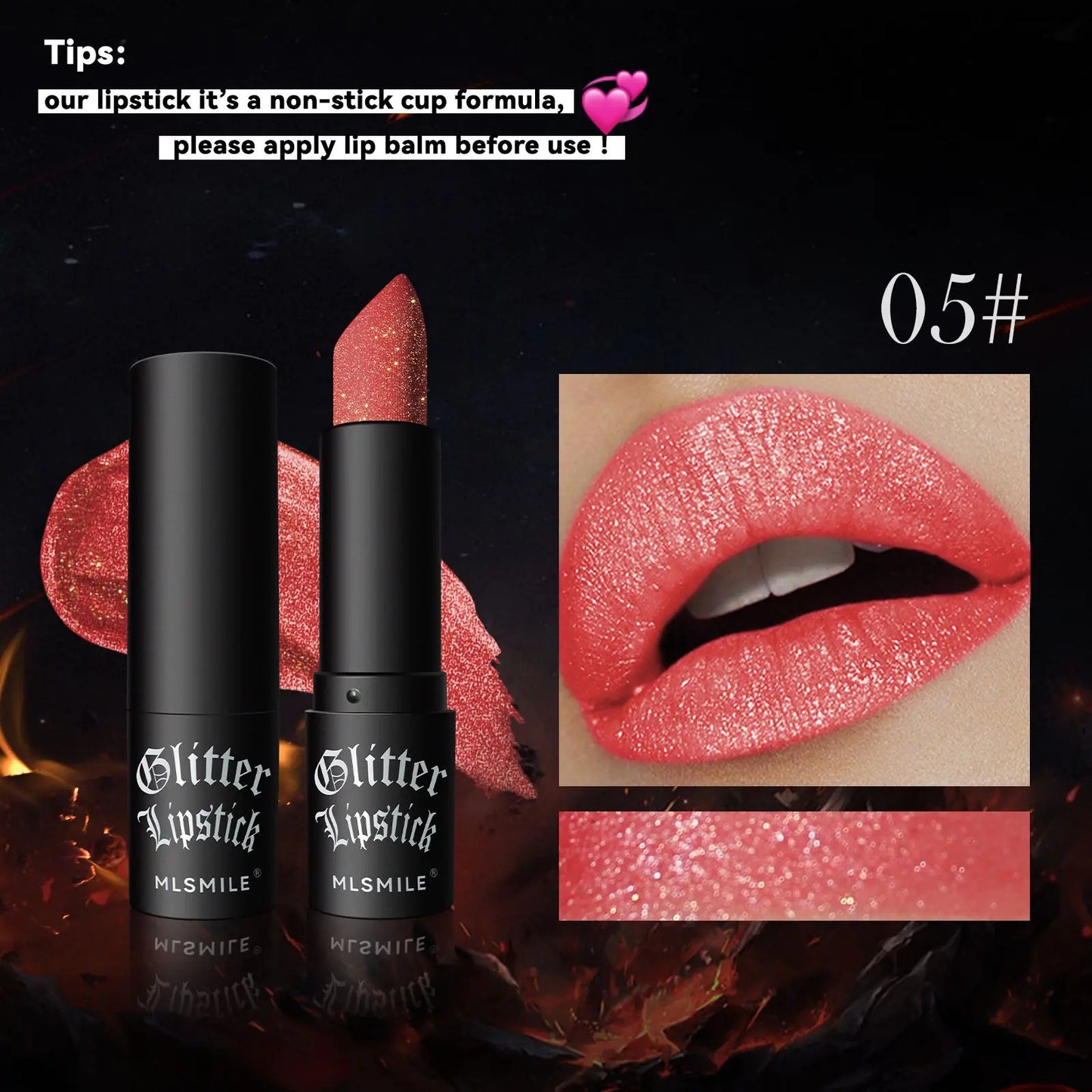 Labial mate aterciopelado de larga duración e hidratante