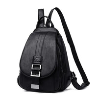 Genuine Leather Backpack for Women Water Resistant Anti Theft Travel Bag