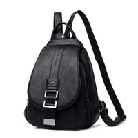 Genuine Leather Backpack for Women Water Resistant Anti Theft Travel Bag
