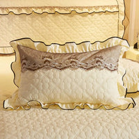 Thickened Lace Quilted Single Pillowcase