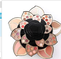 Set completo de maquillaje multifuncional con paleta floral negra