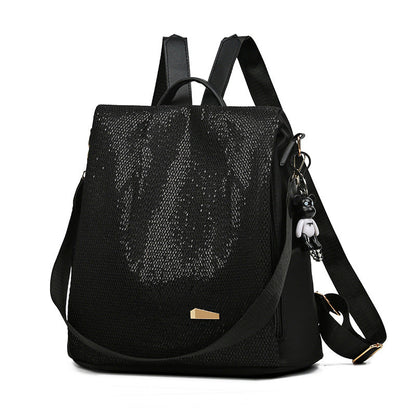Water Resistant Anti Theft Backpack Oxford Travel Daypack 30cm