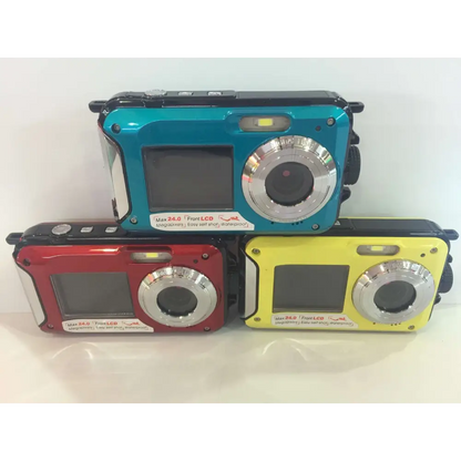 Waterproof 24MP Rugged Selfie Digital Camera
