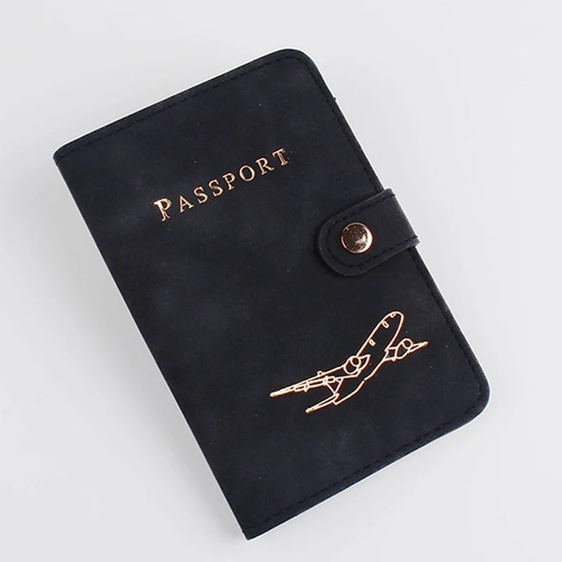 Waterproof Passport Holder | PU Leather Travel Wallet with RFID Protection