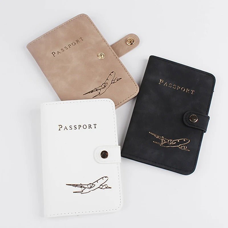 Waterproof Passport Holder | PU Leather Travel Wallet with RFID Protection
