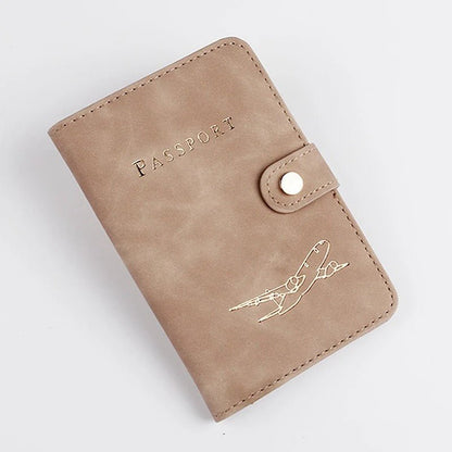 Waterproof Passport Holder | PU Leather Travel Wallet with RFID Protection