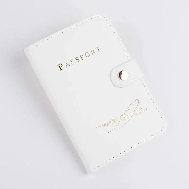 Waterproof Passport Holder | PU Leather Travel Wallet with RFID Protection