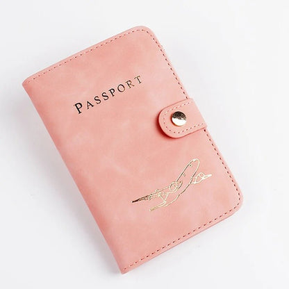 Waterproof Passport Holder | PU Leather Travel Wallet with RFID Protection