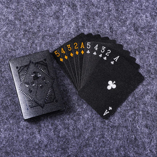 Baraja de póquer impermeable colorida | Baraja de póquer duradera para juegos y magia