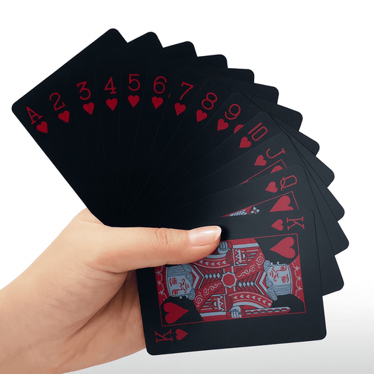 Naipes de PVC impermeables | Baraja duradera para noches de juego