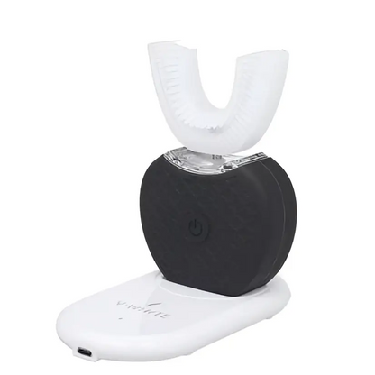 White Ultrasonic Electric Toothbrush Automatic Tooth Cleaner