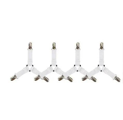 4-Piece Bed Sheet Holder Straps Set for Secure Mattress Fit