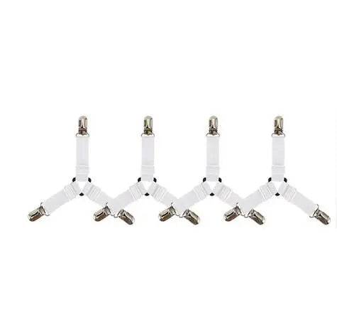4-Piece Bed Sheet Holder Straps Set for Secure Mattress Fit