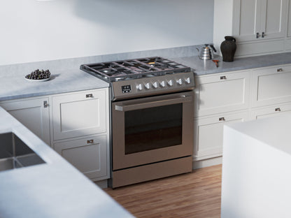 Cuisinière à gaz encastrable Rangaire 30" avec four à convection en acier inoxydable RRG303TS