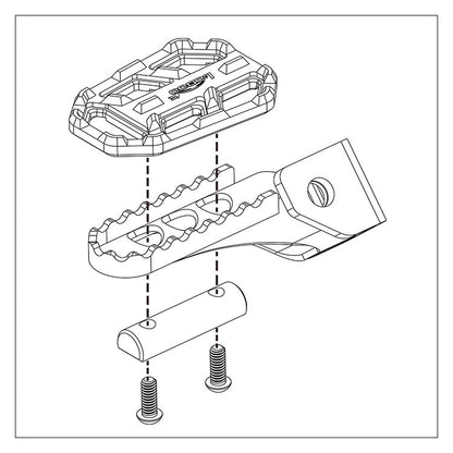 Wide Foot Pegs  CJT010