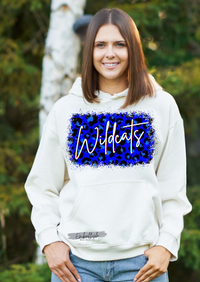 Faux Leopard Bleach Splatter - Wildcats