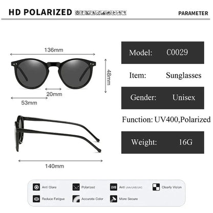 Women’s Polarized Cat Eye Sunglasses – UV Protection