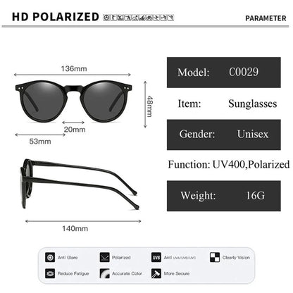 Women’s Polarized Cat Eye Sunglasses – UV Protection