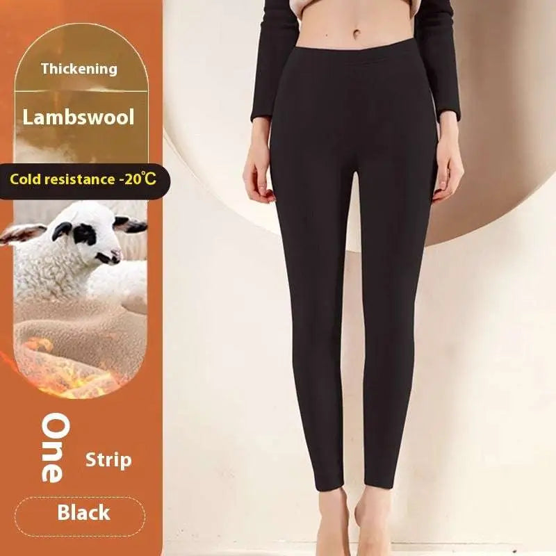 Women’s Warm Cashmere Fleece Lined Thermal Leggings