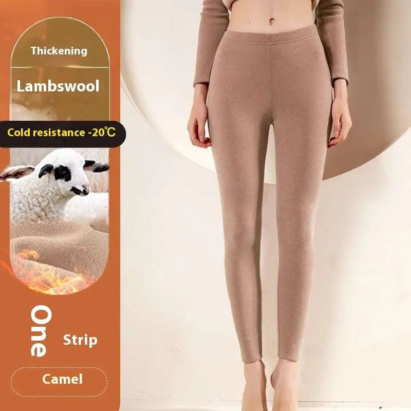Women’s Warm Cashmere Fleece Lined Thermal Leggings