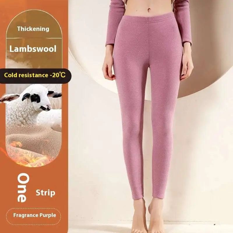 Women’s Warm Cashmere Fleece Lined Thermal Leggings