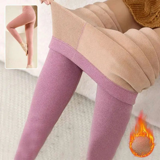 Women’s Warm Cashmere Fleece Lined Thermal Leggings