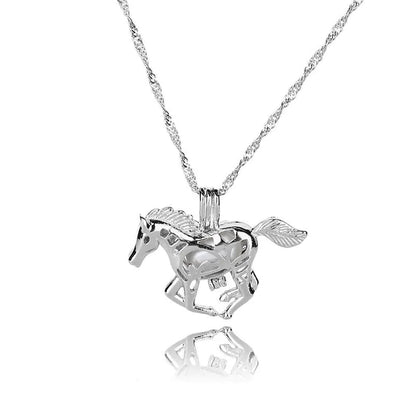 Glowing Horse Necklace