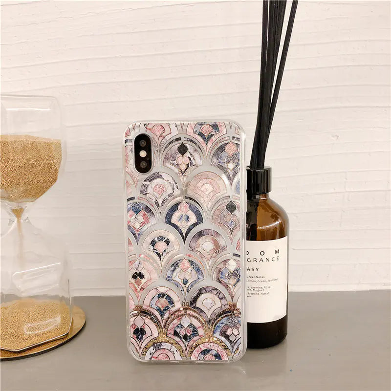 Liquid Quicksand Glitter iPhone Case – Flowing Sand TPU Cover