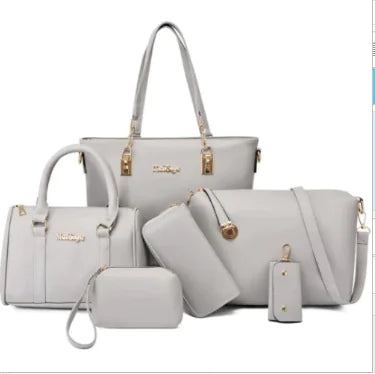 Lot de 6 sacs en cuir de luxe – Design tendance