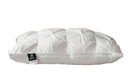 Feather Pillows with White Goose Neck Guards (Pair)